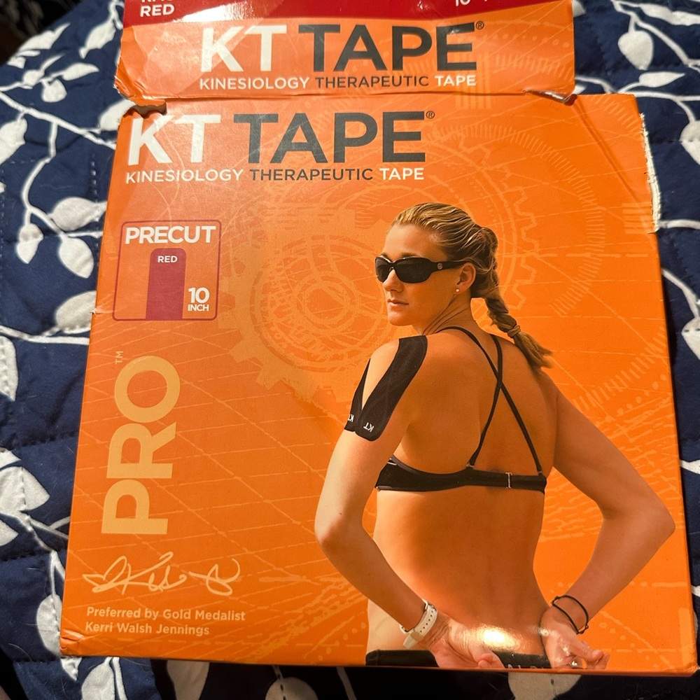 KT Tape Pro Kinesiology Therapeutic Tape - Red